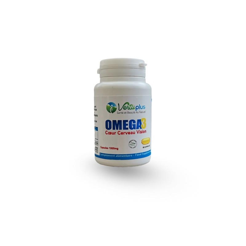 VERTU PLUS OMEGA 3 1000mg 50 CAPSULES