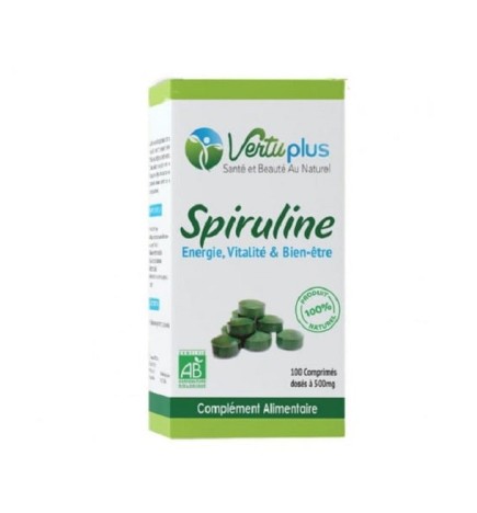 Vertu Plus Spiruline 100 Comprimés