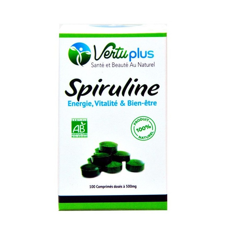 Vertu Plus Spiruline 200 Comprimés