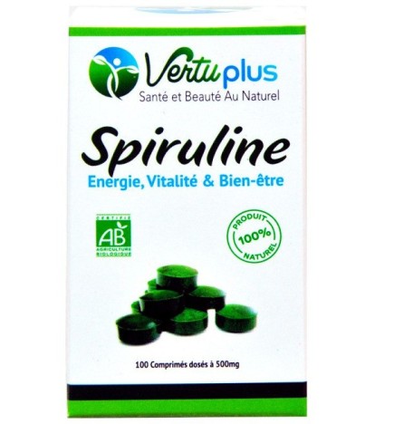 Vertu Plus Spiruline 200 Comprimés