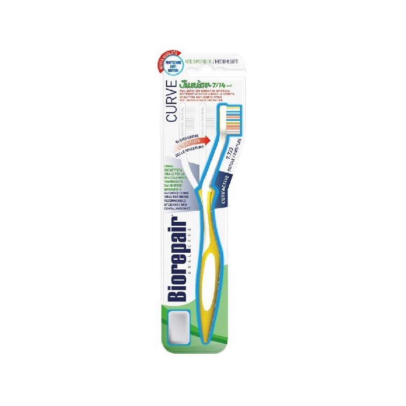 Biorepair Brosse A dents Junior 6-12 Aans Medium soft Biorepair Brosse A dents Junior 6-12 Aans Medium soft