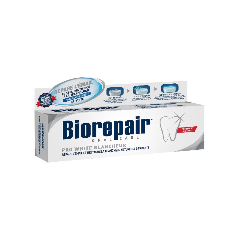 Biorepair Dentifrice Pro White 75ml