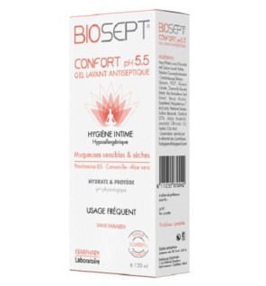 Biosept 5.5 Gel Nettoyant intimeTraitant 200Ml