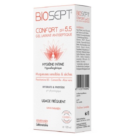 Biosept 5.5 Gel Nettoyant intimeTraitant 200Ml