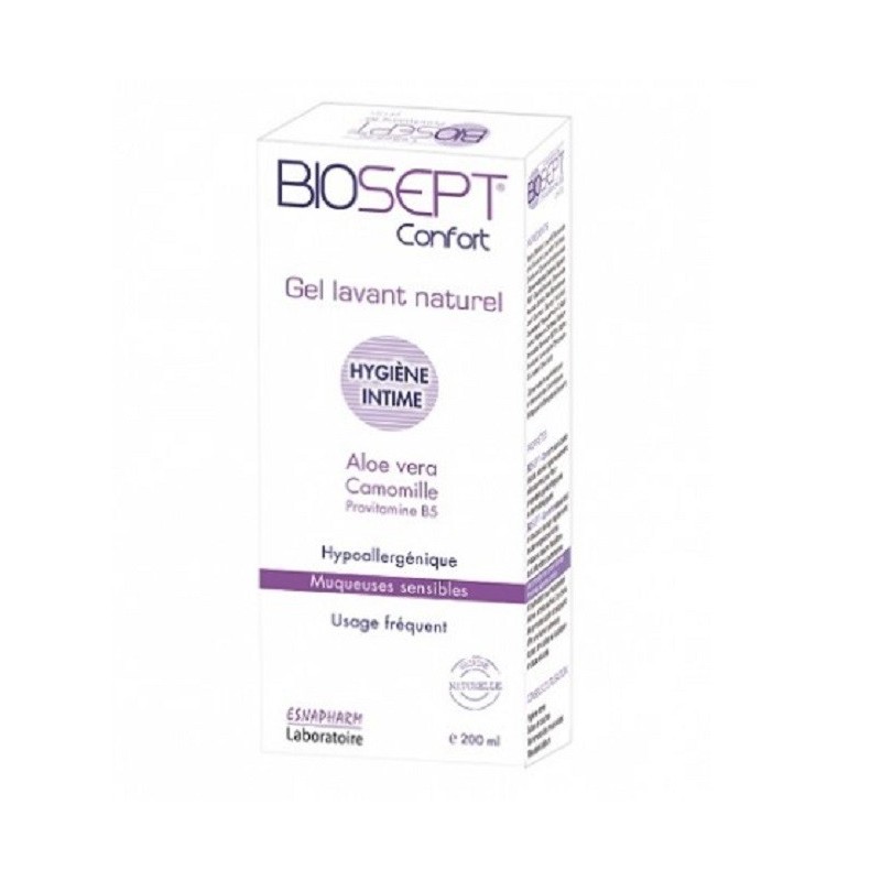 BIOSEPT 7.5 GEL NETTOYANT TRAITANT EXTRA-DOUX À L’ALOE VERA 200 ML