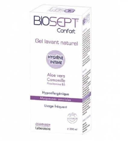 BIOSEPT 7.5 GEL NETTOYANT TRAITANT EXTRA-DOUX À L’ALOE VERA 200 ML