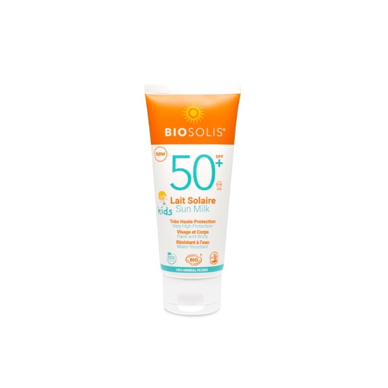 BIOSOLIS LAIT SOLAIRE POUR ENFANTS SPF50 100ML