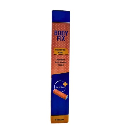 Body Fix Tissu Perfore Rouge 1x18cm