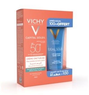 Vichy Capital Soleil Creme Onctueuse 50ml+ Apres soleil 100ml Pack