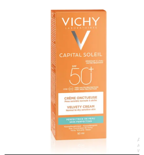 Vichy Capital Soleil Crème Onctueuse SPF50+ Peau Sensible Normale à Sèche | 50ml