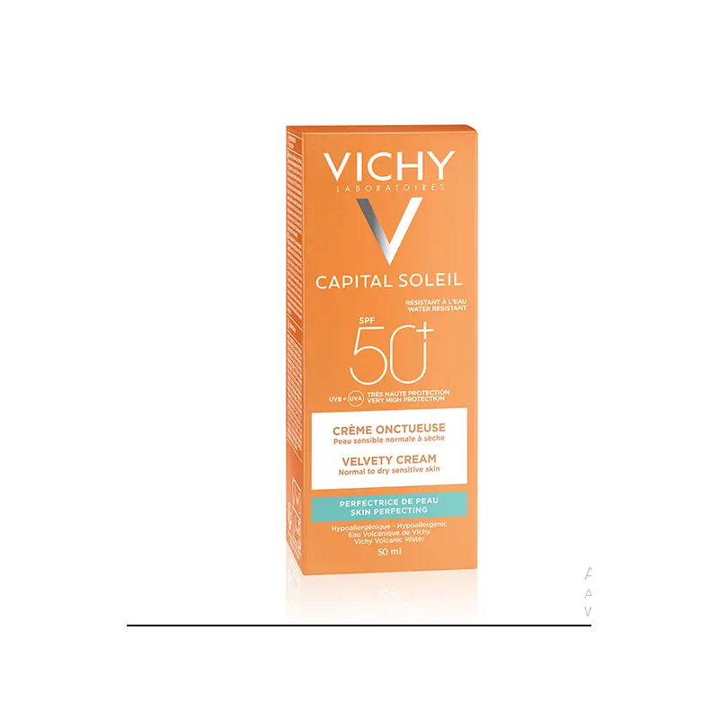 Vichy Capital Soleil Crème Onctueuse SPF50+ Peau Sensible Normale à Sèche | 50ml