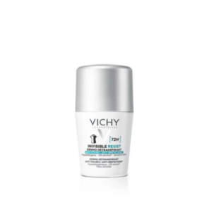 VICHY DÉODORANT  DERMO-DÉTRANSPIRANT INVISIBLE PROTECT 72H ANTI-TACHES ANTI-IRRITATIONS.