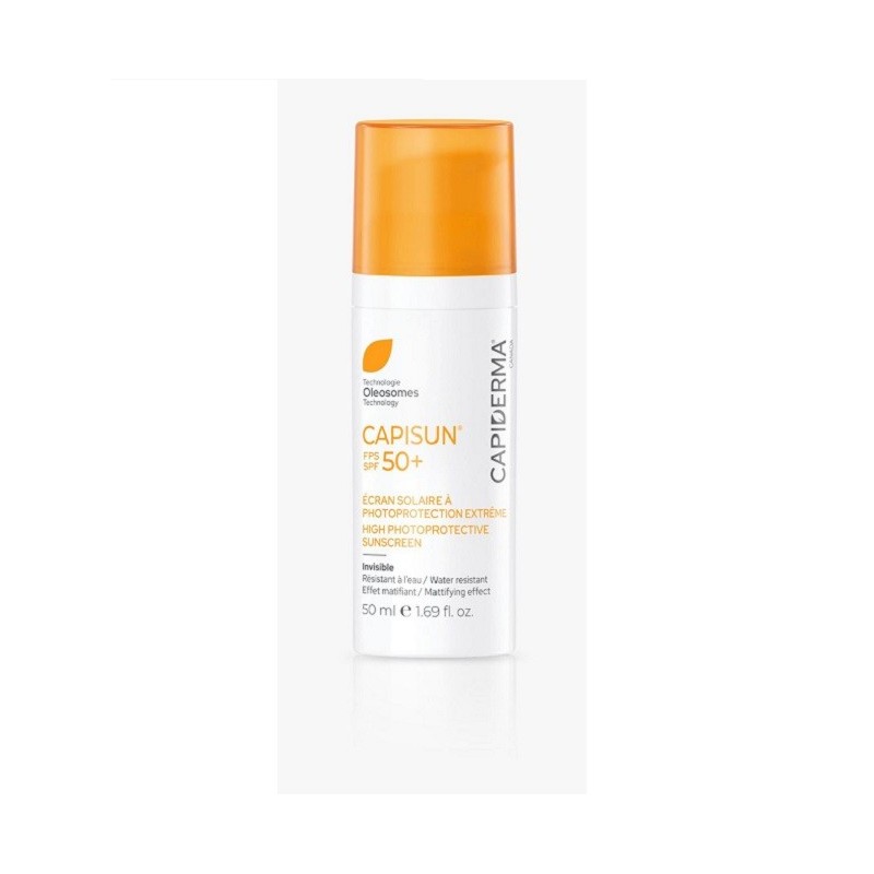 Capiderma – Capisun Crème solaire invisible SPF50+ – 50 ml