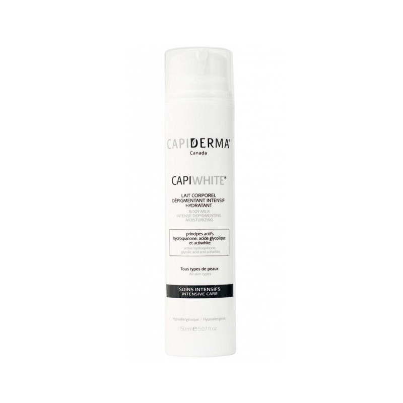 Capiderma – Lait corporel dépigmentant intensif hydratant – 150 ml