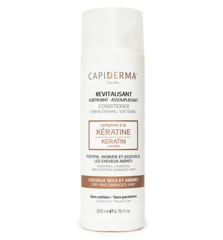 Capiderma – Revitalisant après shampoing à la Kératine – 200 ml