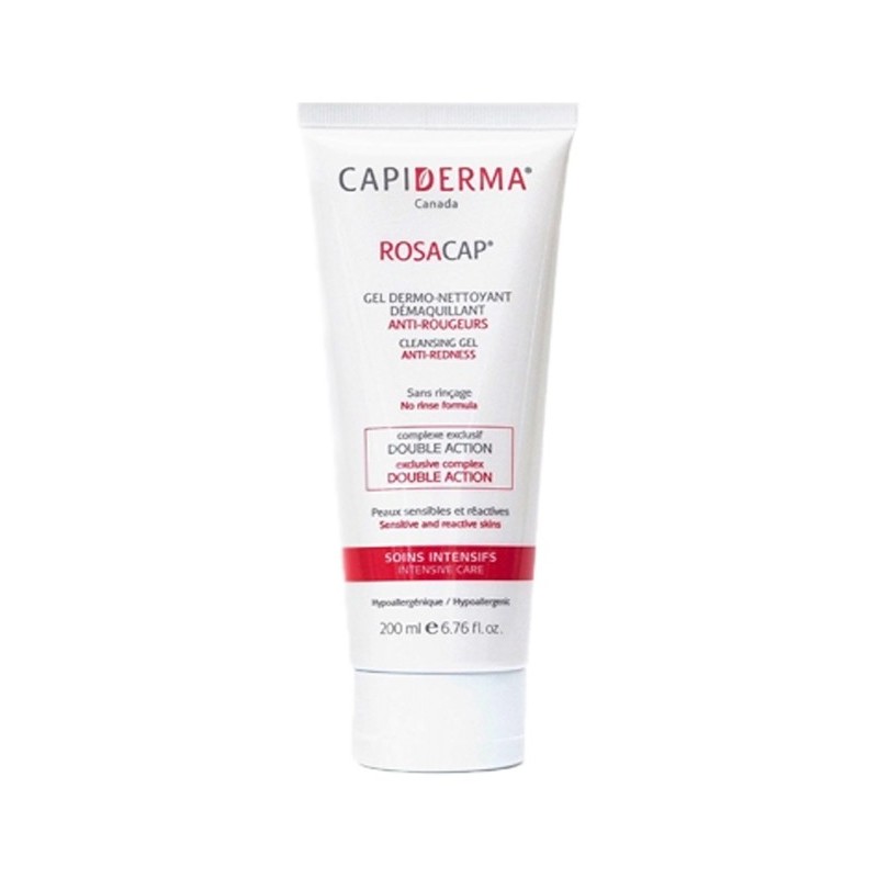 Capiderma – Rosacap gel derme-nettoyant démaquillant anti-rougeurs – 200 ml Capiderma – Rosacap gel derme-nettoyant démaquillant anti-rougeurs – 200 ml