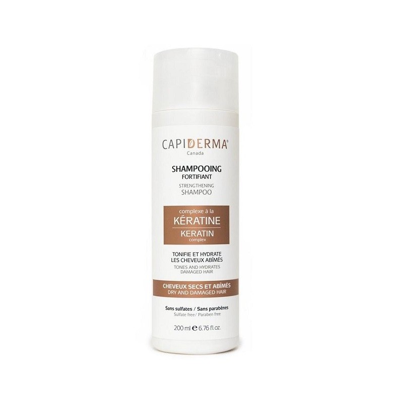 Capiderma – Shampoing Fortifiant à la Kératine – 200 ml