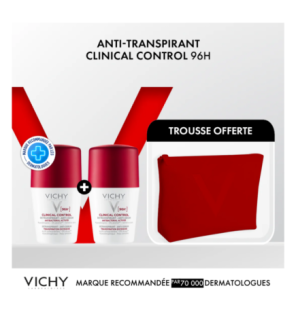 Vichy Deodorant clinical control Femme 96H 2x50ml Trousse