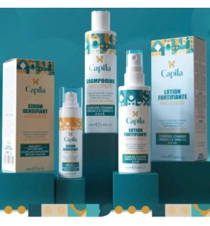 Capila Shampoing 200ml+ Lotion 125ml+ Serum 30ml Pack Anti-Chute