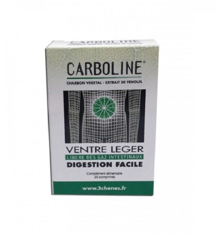 CARBOLINE VENTRE LEGER 30 COMPRIMÉS