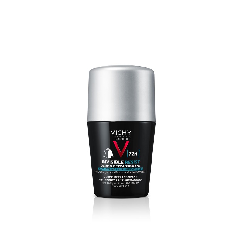 VICHY DÉODORANT DERMO-DÉTRANSPIRANT INVISIBLE PROTECT 72H ANTI-TACHES ANTI-IRRITATIONS