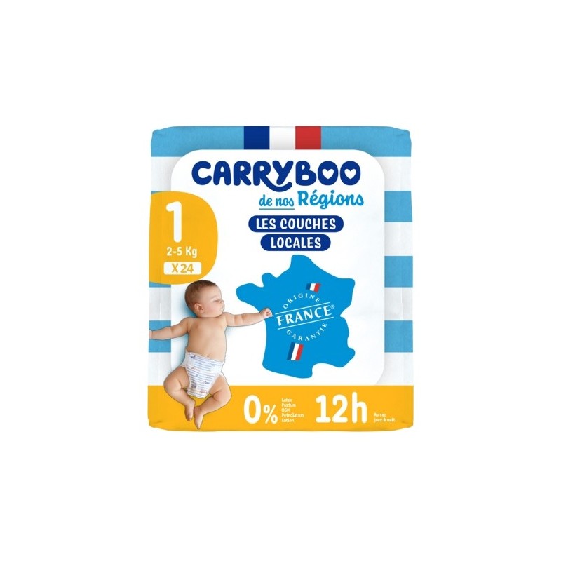 CARRYBOO COUCHES T1 2-5KG 24 UNITES