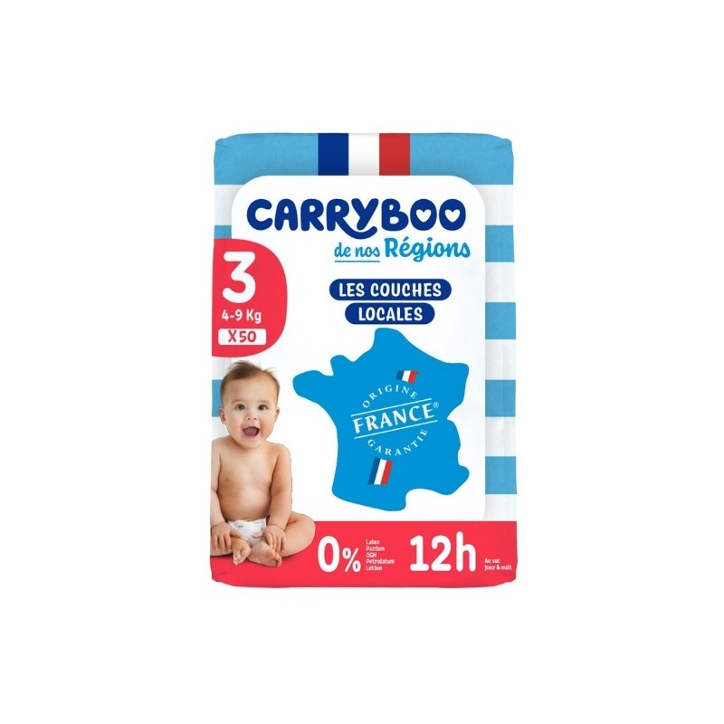 CARRYBOO COUCHES T3 4-9KG 50 UNITES
