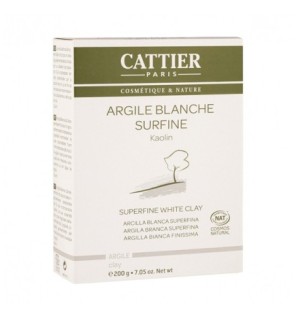 Cattier Argile Verte Blanche surfine 200g