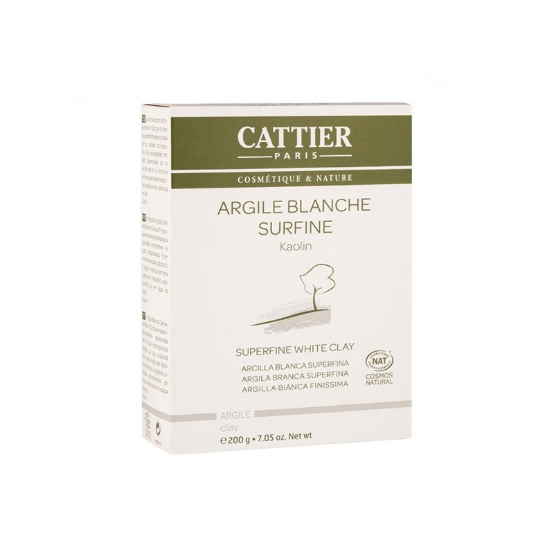 Cattier Argile Verte Blanche surfine 200g Cattier Argile Verte Blanche surfine 200g