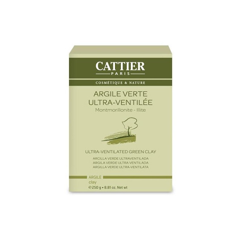 Cattier Argile Verte Ultra-Ventilee 250g