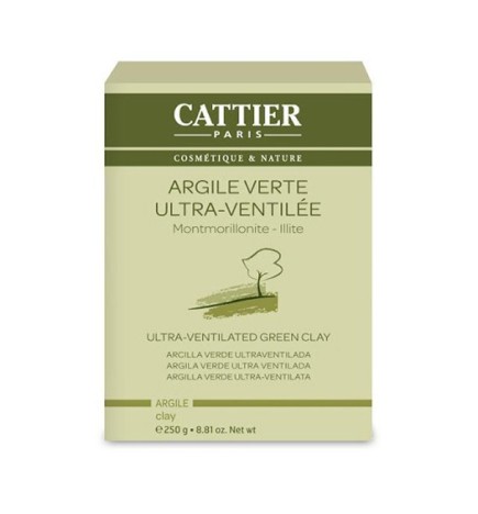 Cattier Argile Verte Ultra-Ventilee 250g