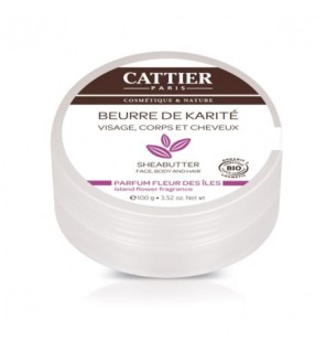 Cattier Beurre de karite Fleur des iles 100g