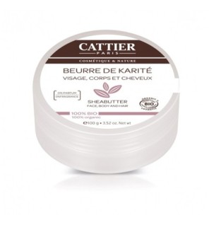 Cattier Beurre de karite Nature 100g