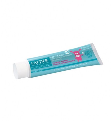 Cattier Dentifrice 2-6 ans Gout Framboise 50ml