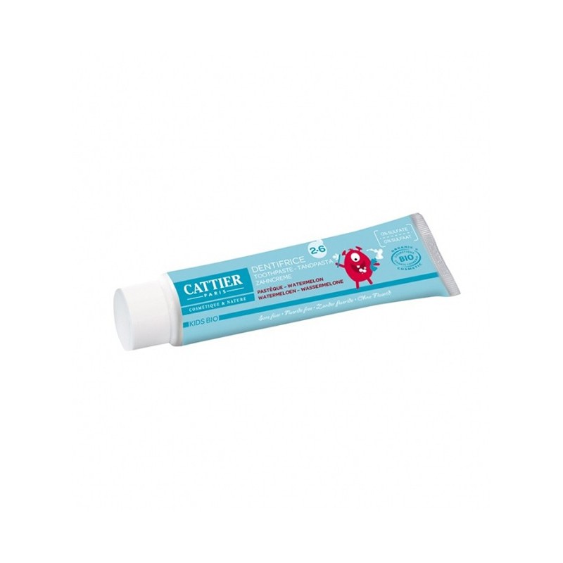 Cattier Dentifrice 2-6 ans Gout Pasteque 50ml