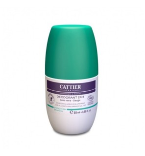 Cattier Déodorant Roll-on Efficacite 24H 50ml