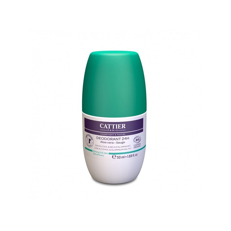 Cattier Déodorant Roll-on Efficacite 24H 50ml Cattier Déodorant Roll-on Efficacite 24H 50ml