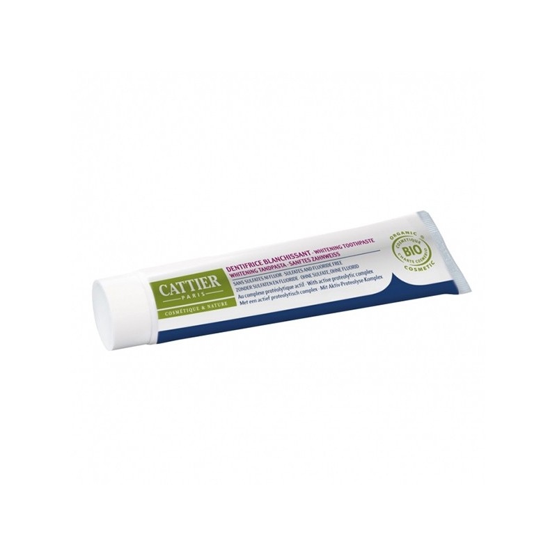 Cattier Eridene Dentifrice Blanchissant Sans sulfate 75ml