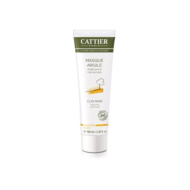 Cattier Masque Argile Jaune 100ml