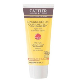 Cattier Masque detox Cuir Chevelu 200ml