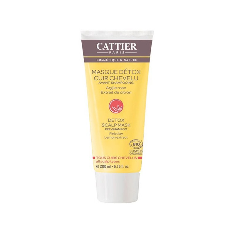 Cattier Masque detox Cuir Chevelu 200ml