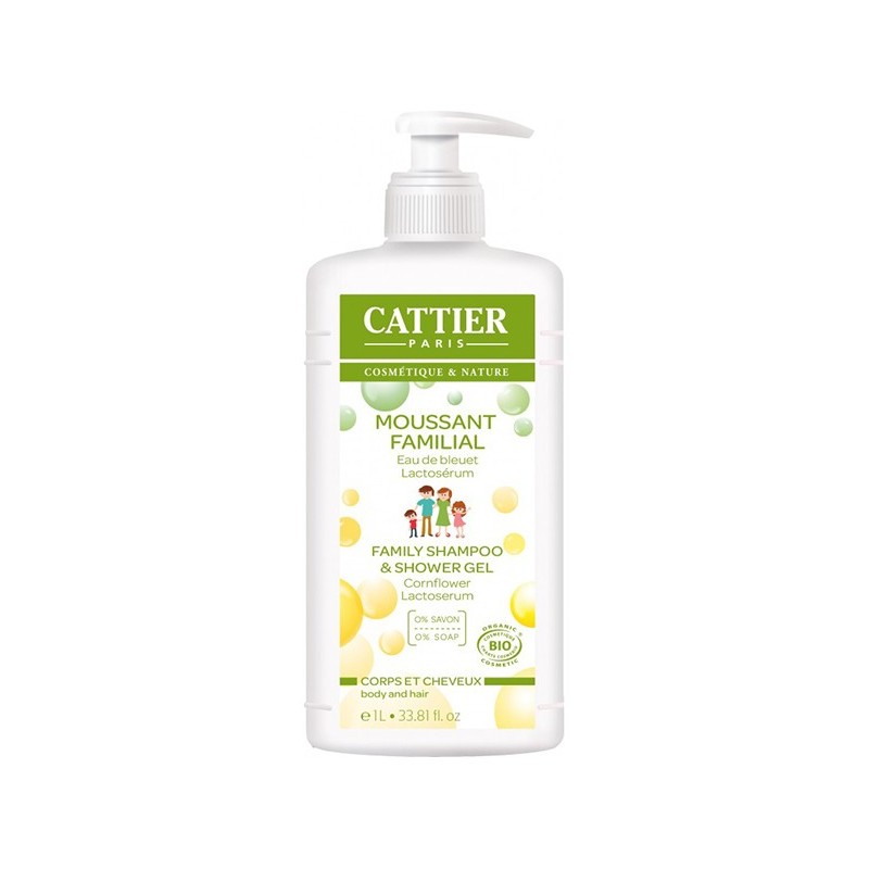 Cattier Moussant familial Sans savon Pamplemousse 1L Cattier Moussant familial Sans savon Pamplemousse 1L