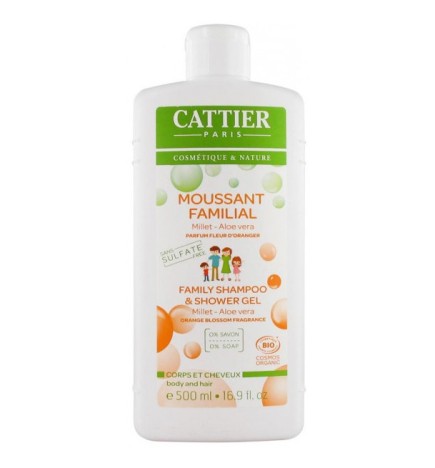 Cattier Moussant familial sans Sulfate 500ml