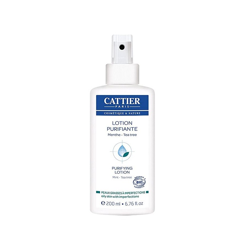 Cattier Peau Grasse à Imperfections Lotion Purifiante Menthe spray 200ml Cattier Peau Grasse à Imperfections Lotion Purifiante Menthe spray 200ml