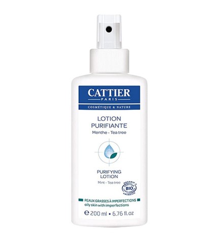 Cattier Peau Grasse à Imperfections Lotion Purifiante Menthe spray 200ml