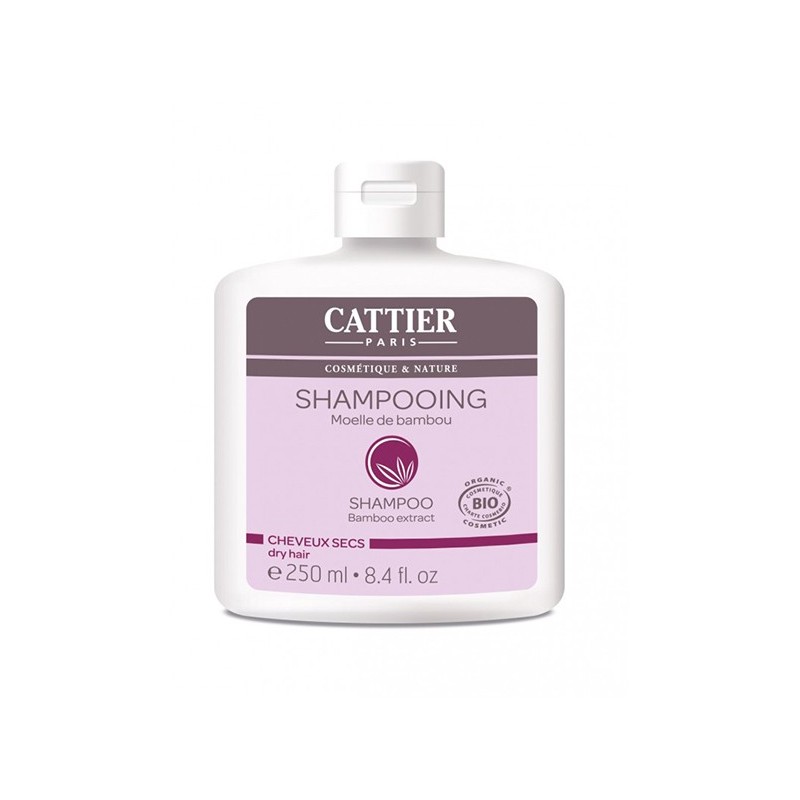 Cattier Shampooing moelle de bambou Cheveux Secs 250ml