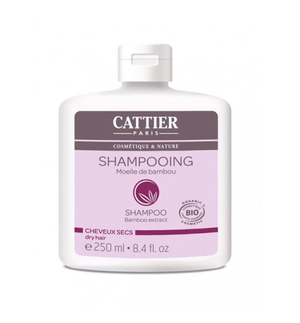 Cattier Shampooing moelle de bambou Cheveux Secs 250ml