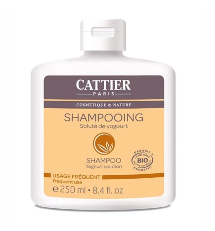 Cattier Shampooing Solute de yogourt Usage frequent 250ml