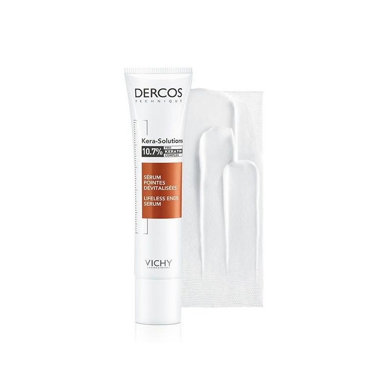 Vichy Dercos Kera-Solutions Sérum Pointes Dévitalisées Cheveux Secs et Abîmés | 40ml