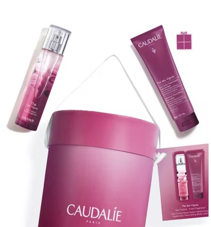 Caudalie The des Vinges Coffret Soin corps Nourissant+Eau fraiche